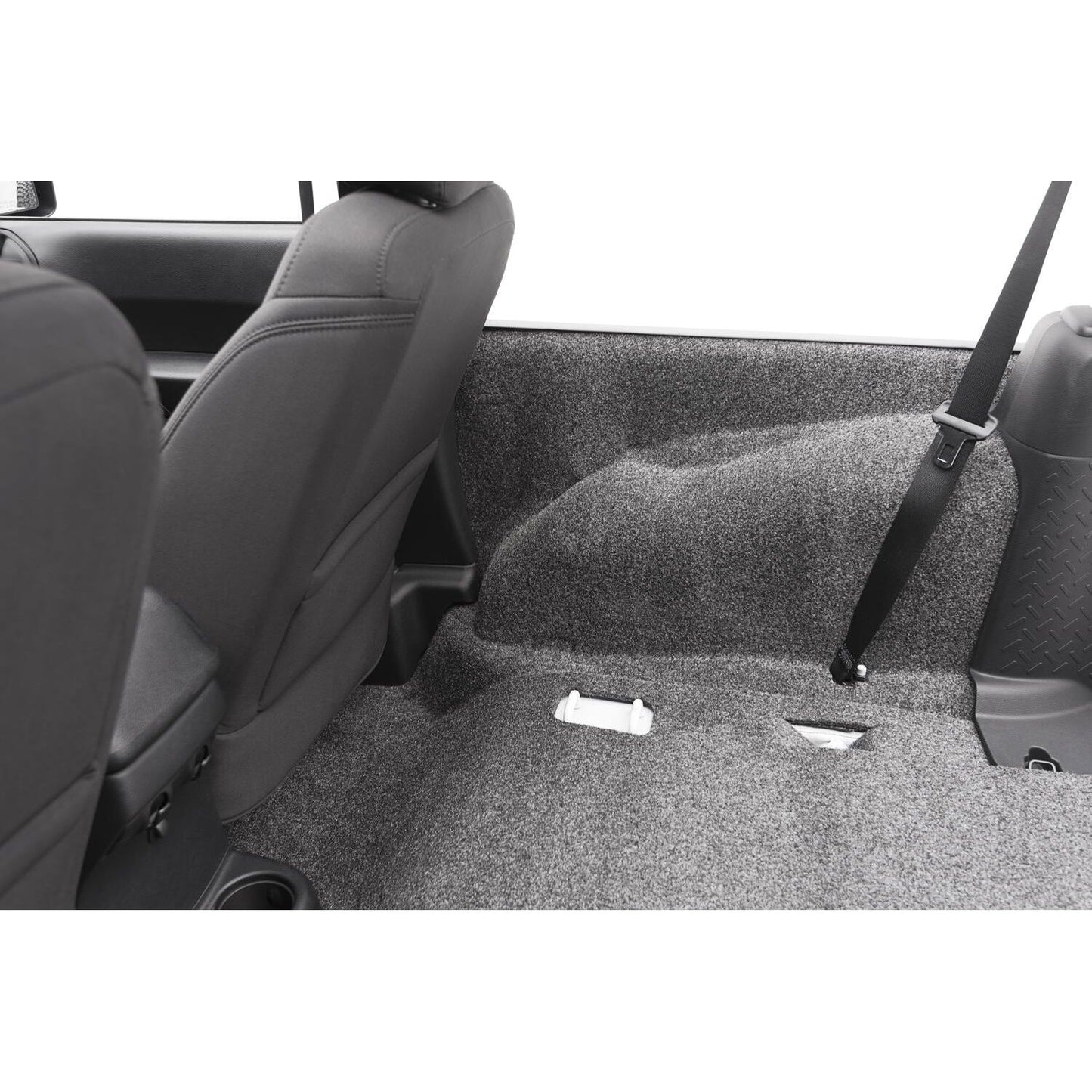 BedRug Jeep 11-18 Jeep JK 2Dr Rear 5Pc Cargo Kit - Charcoal (Includes Tailgate & Tub Liner) Cargo Kit 5 pc. Rear Kit Incl.