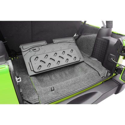 BedRug Jeep 11-18 JK Unltd 4Dr RR 5Pc Cargo Kit - Charcoal (Inc Tlgte & Tub Liner) Cargo Kit 5 pc. Rear Kit Incl. Drivers Wheel Well