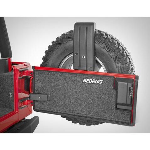 BedRug | Jeep Tailgate 18+ Jeep Jl/Jlu 2 Door & 4 Door Tailgate Mat Charcoal BedRug | BRJLTG