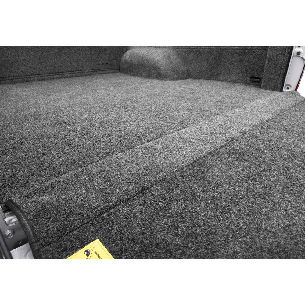 BedRug 04+ Nissan Titan Crew Cab 5.5' Bed Liner w/ Tailgate Mat - Charcoal (BRN04CCK) bed liner material and texture image.