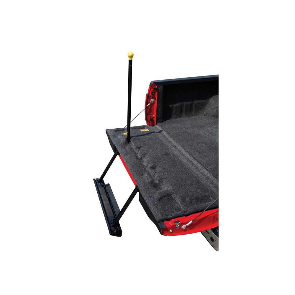BedRug 08-16 Ford Super Duty 8.0' Long Bed w/ Factory Step Gate w/Tailgate Step Bed Liner w/ Tailgate Mat - Charcoal (BRQ08LBSGK)