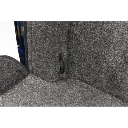 BedRug 2024 Ford Ranger Supercrew 5' Bed Liner w/ Tailgate Mat - Charcoal (BRR24DCK) close-up interior texture.