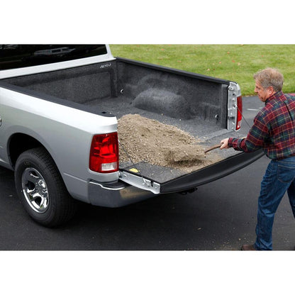 BedRug 2019-2025 Ram 1500 5'7" Bed Liner w/ Tailgate Mat w/o RamBox w/o Multifunction Tailgate - Charcoal (BRT19CCK) in use.