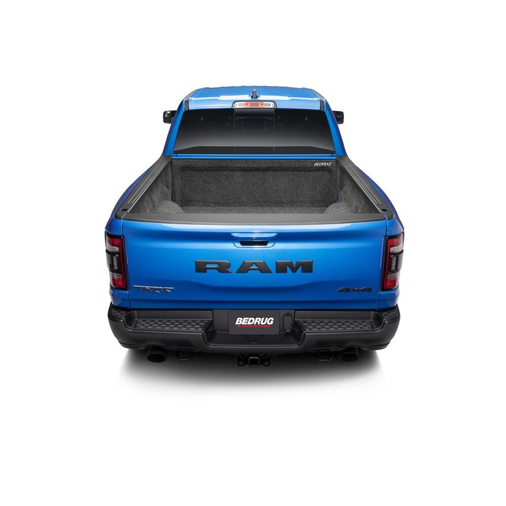 BedRug 2019-2025 Ram 1500 6'4" Bed Liner w/ Tailgate Mat w/o RamBox w/o Multifunction Tailgate - Charcoal (BRT19SBK)