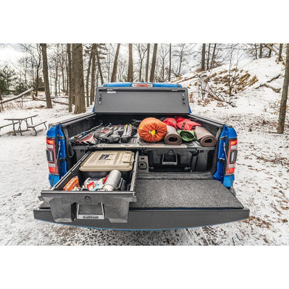 BedRug 2019-2025 Ram 1500 6'4" Bed Liner w/ Tailgate Mat w/o RamBox w/o Multifunction Tailgate - Charcoal (BRT19SBK) in truck bed.