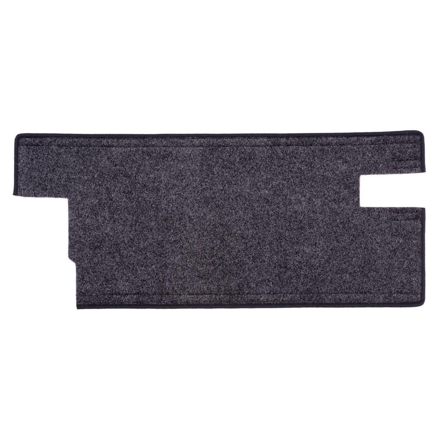 BedRug Jeep Tailgate 97-06 Jeep Tj/Lj Tailgate Mat - Charcoal (BRTJTG) shown from above.