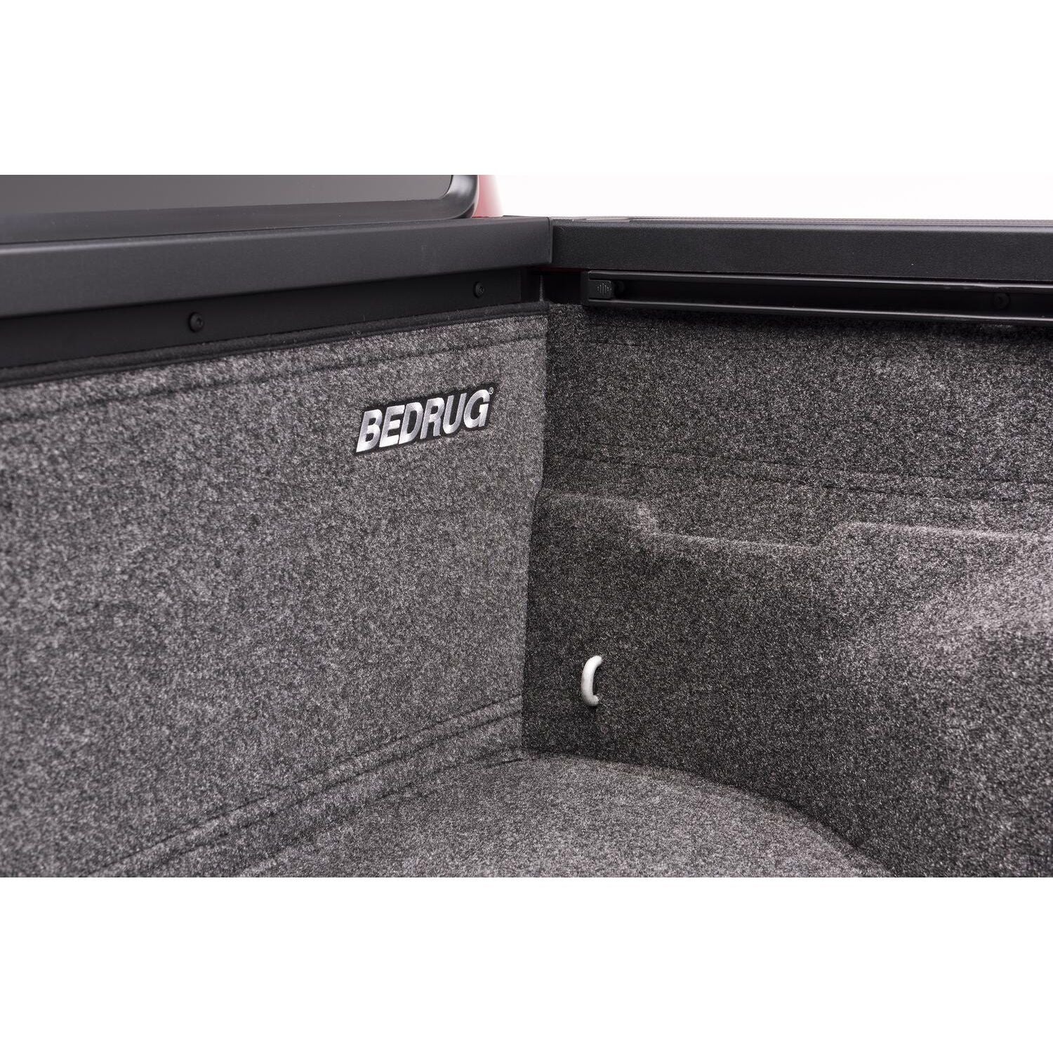 BedRug 05+ Toyota Tacoma 5' Bed Liner w/ Tailgate Mat - Charcoal (BRY19DCK) inside the truck bed