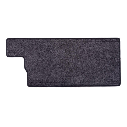 BedRug Jeep Tailgate 87-95 Jeep YJ Tailgate Mat - Charcoal (BRYJTG) top view of gray tailgate mat.