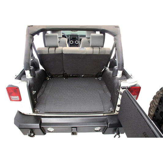 BedRug | Jeep Bedtred 07-10 Jeep JK 2Dr Rear 5Pc Cargo Kit Rear Kit Incl. Drivers Wheel Well/ Passengers Wheel Well/ Rear Cargo Floor/ Tailgate And Tub Liner Charcoal BedRug | BTJK07R2
