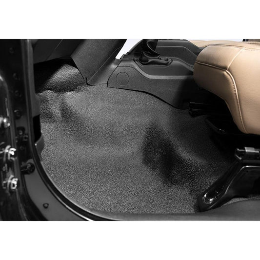 BedRug | Jeep Bedtred 18+ JL 4 Door Bedtred 3 PC Front Floor Kit Charcoal BedRug | BTJL18F4