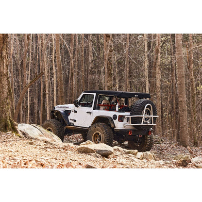 BESTOP | Supertop Glide Jeep 2018-26 Wrangler JL 2-Door Squareback, Premium Black Twill Bestop | 54728-17