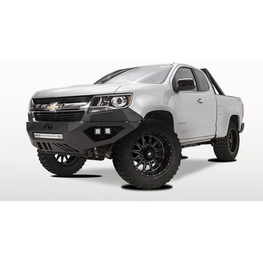 Fab Fours Vengeance Front Bumper 2 Stage Black Powder Coated No Guard l CC15-D3351-1