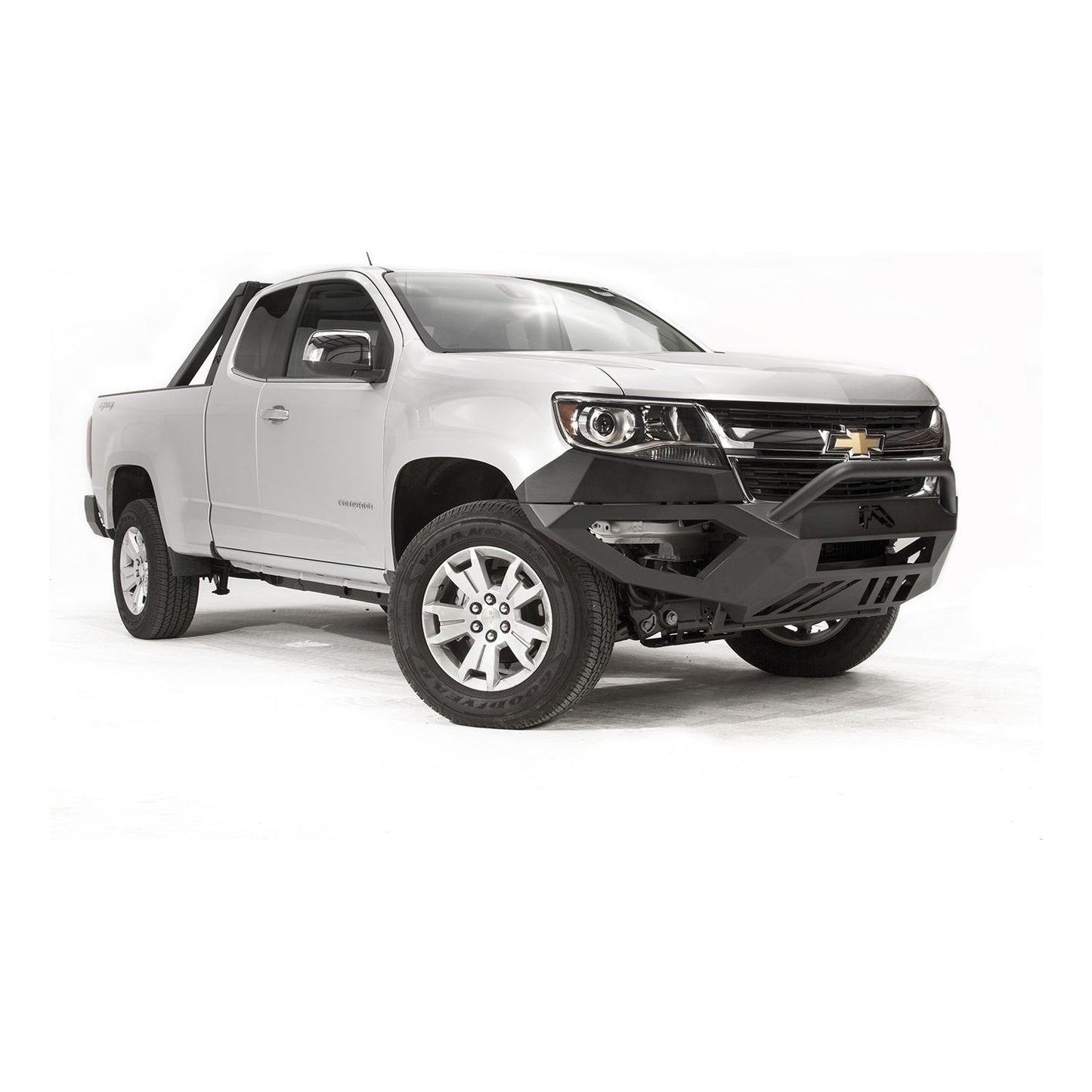 Fab Fours Vengeance Front Bumper 2 Stage Black Powder Coated Pre-Runner Guard l CC15-D3352-1