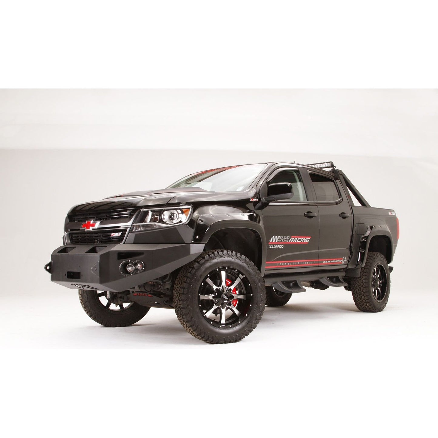 Fab Fours Premium Winch Front Bumper 2 Stage Black Powder Coated w/No Guard l CC15-H3351-1