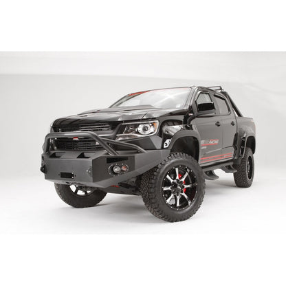 Fab Fours Premium Winch Front Bumper 2 Stage Black Powder Coated w/Pre Runner Guard l CC15-H3352-1