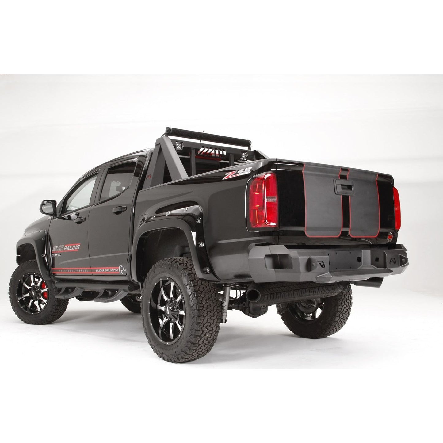 Fab Fours Premium Rear Bumper 2 Stage Black Powder Coated l CC15-W3350-1