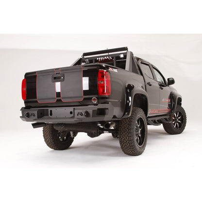 Fab Fours Premium Rear Bumper 2 Stage Black Powder Coated l CC15-W3350-1