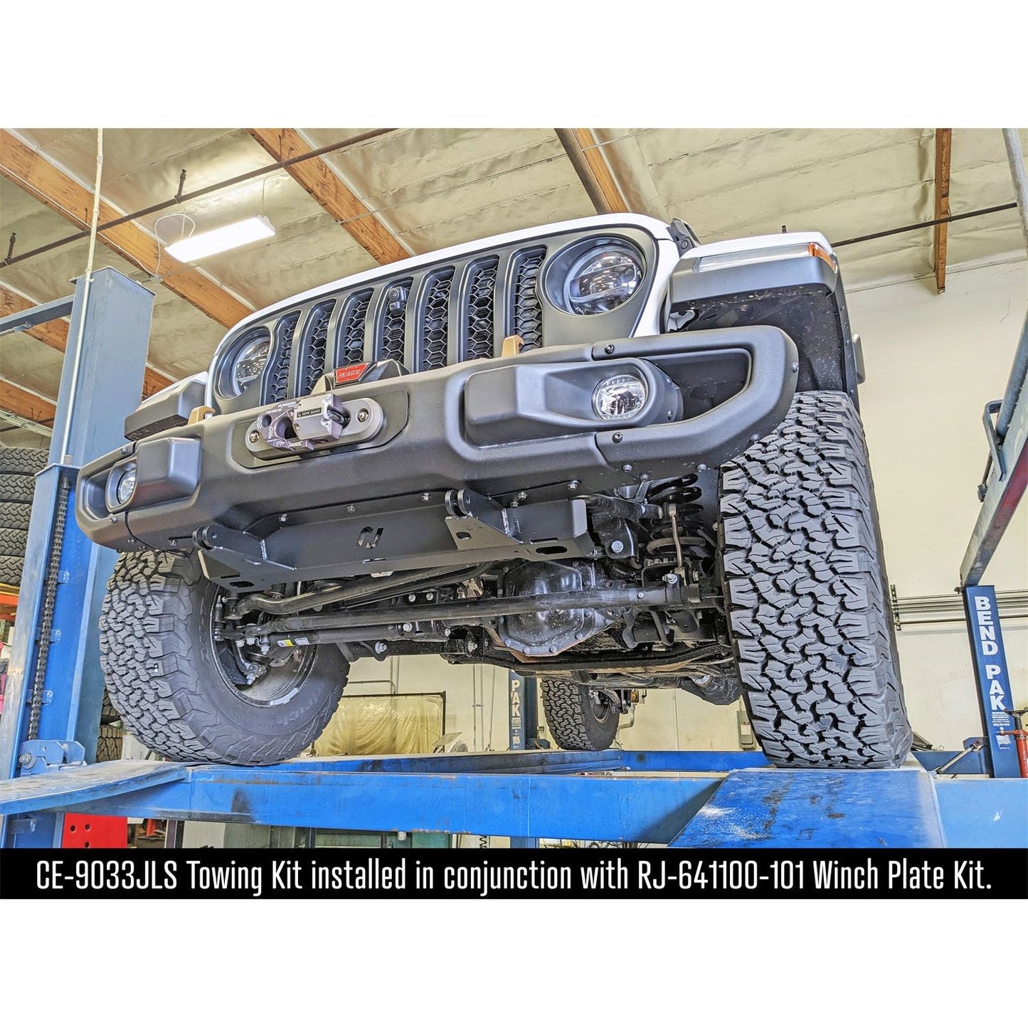 ROCKJOCK 18-C Wrangler Jl/20-C Gladiator W/Steel Bumper Bolt-On Tow Bar Mounting KitI CE-9033JLS