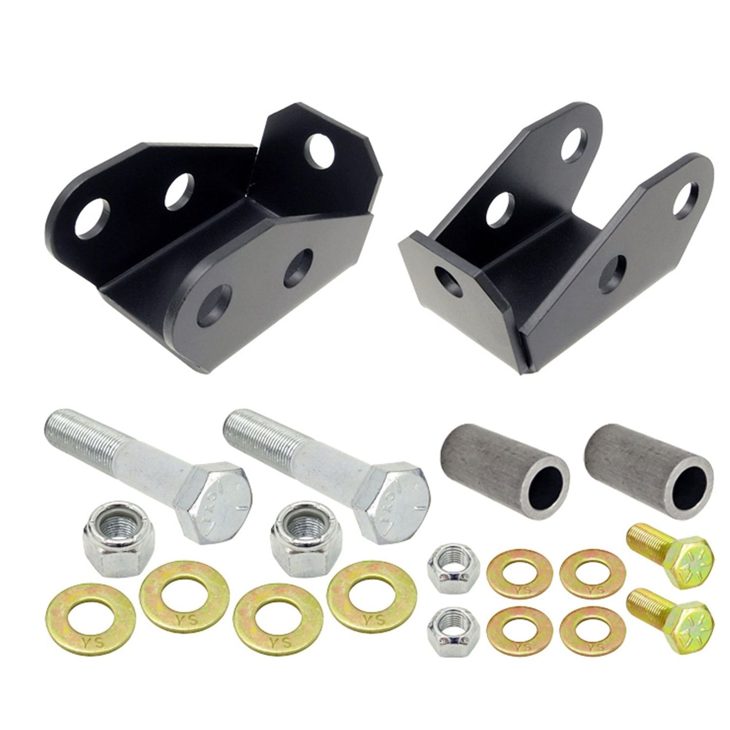 ROCKJOCK 97-06 Wrangler Tj/Lj Unlimited Rear Lower Shock Mount Ext Pair    I CE-9601