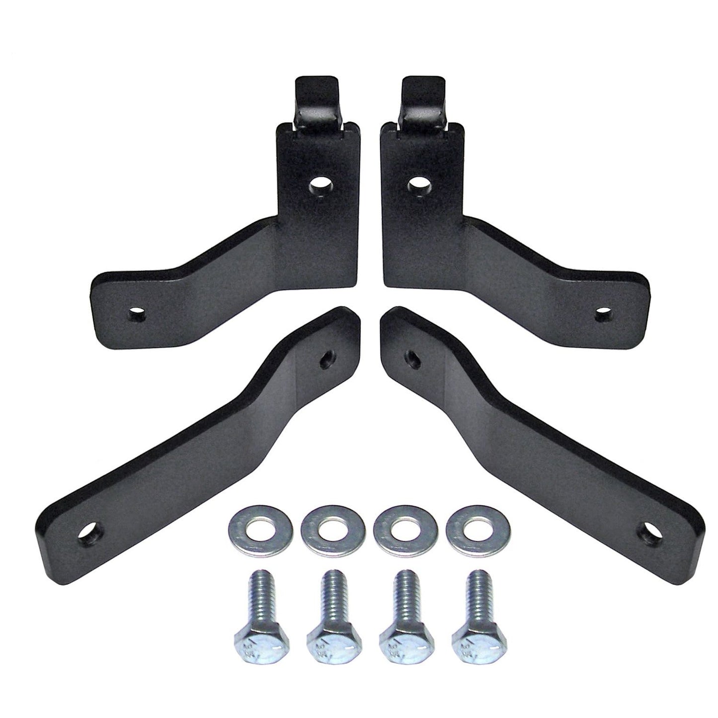 ROCKJOCK 07-18 Wrangler Jk Brake Line Relocation Bracket KitI CE-9807BLBK