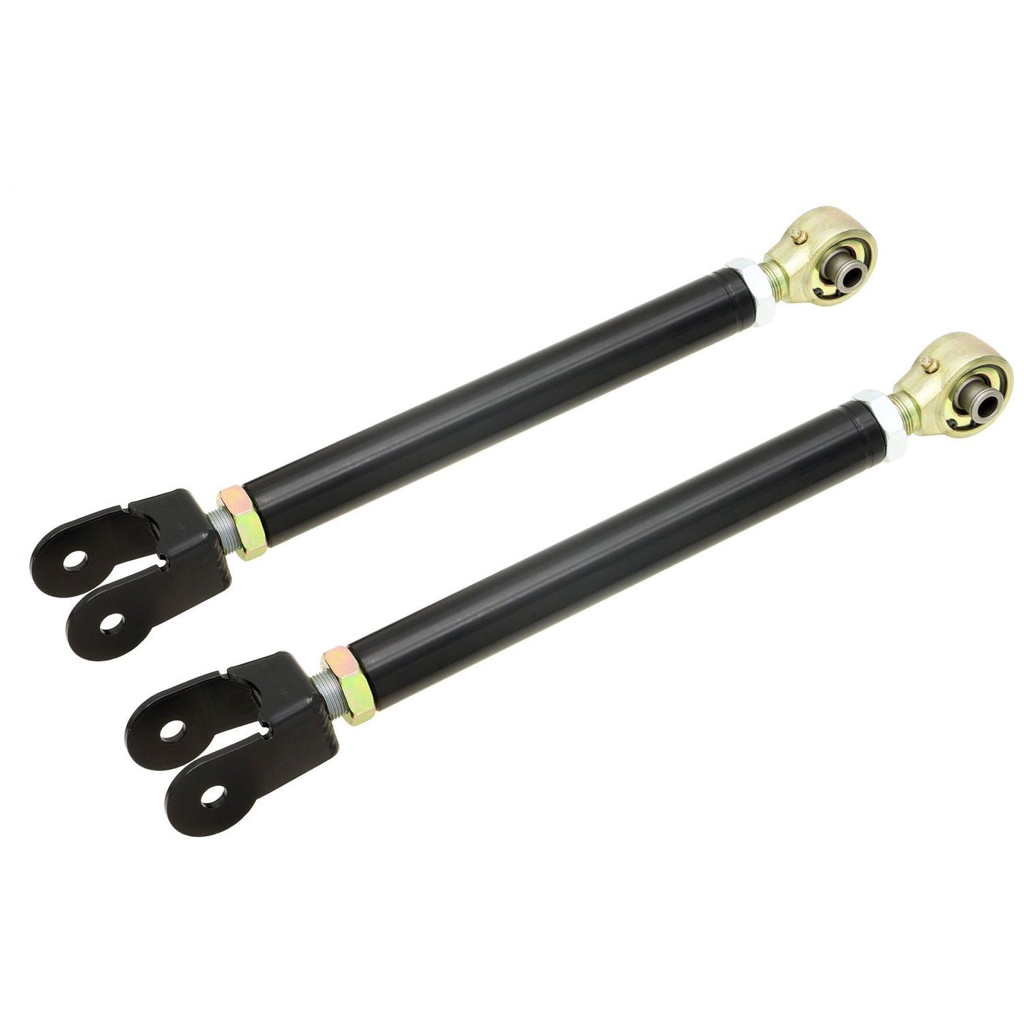 ROCKJOCK 07-18 Wrangler Jk Front Upper Adj Johnny Joint Alm Control Arms Pair    I CE-9807FUAB