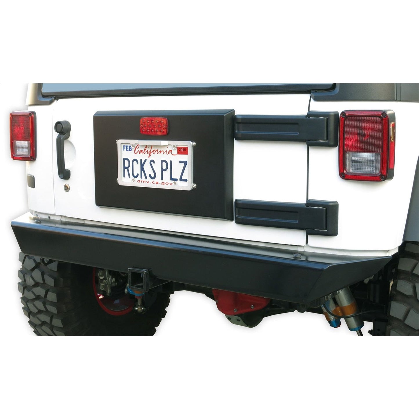 ROCKJOCK 07-18 Wrangler Jk Spare Tire Mount Delete/Vent Cover I CE-9807TG