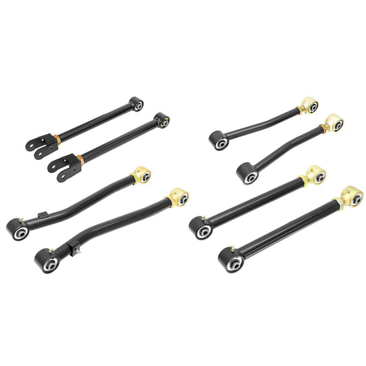 ROCKJOCK 18-C Wrangler Jl Johnny Joint Control Arm Set Of 8 I CE-9818CA