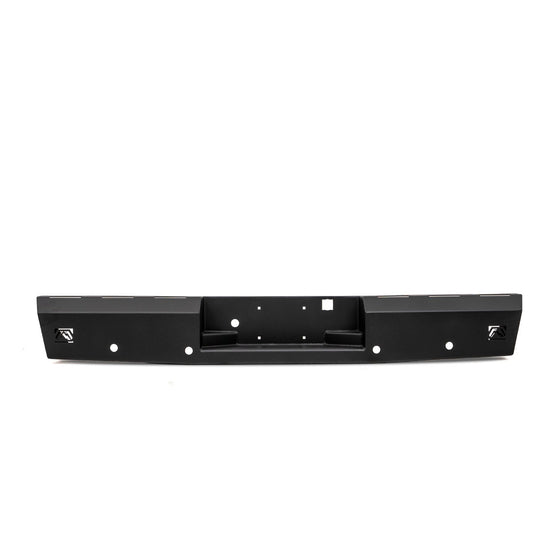 Fab Fours Red Steel Rear Bumper l CH05-RT1250-1