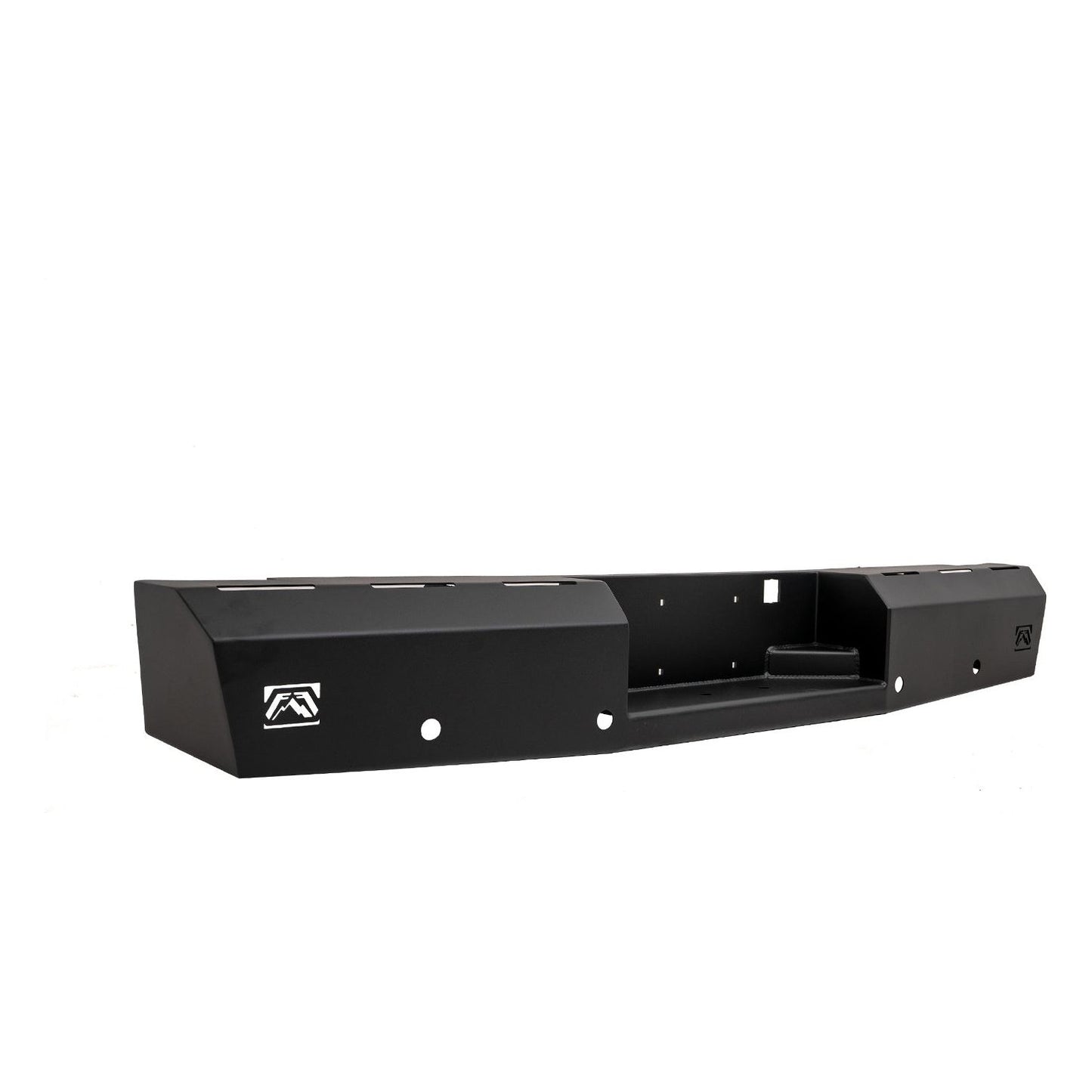 Fab Fours Red Steel Rear Bumper l CH05-RT1250-1