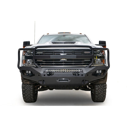 Fab Fours Matrix Front Bumper w/Full Guard Plate Steel l CH15-X2750-1
