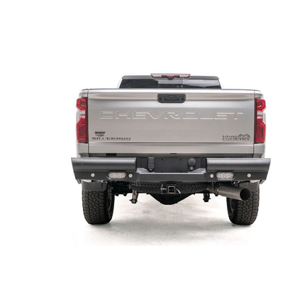 Fab Fours Elite Rear Bumper Steel Matte Black Finish l CH20-U4950-1
