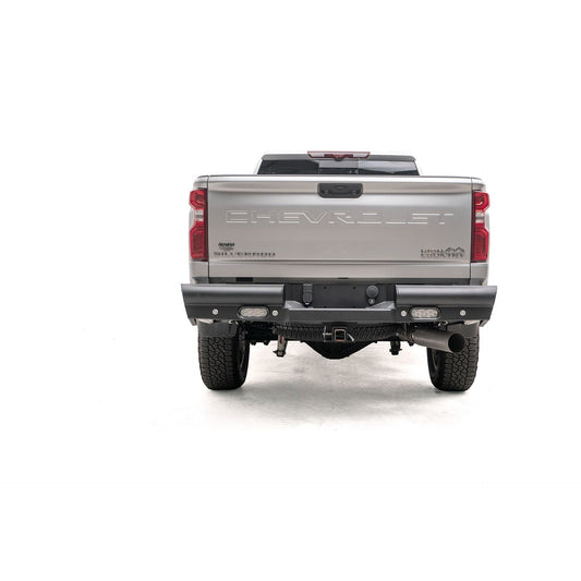 Fab Fours Elite Rear Bumper 2 Stage Black Powder Coated l CH08-U1450-1