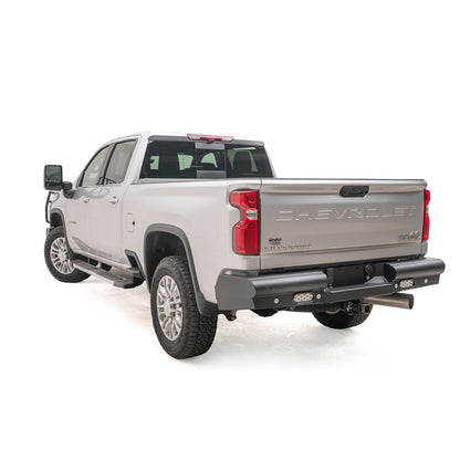 Fab Fours Elite Rear Bumper Steel Matte Black Finish l CH20-U4950-1