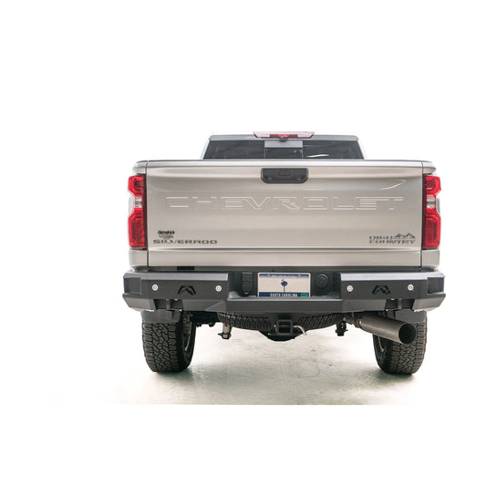 Fab Fours Premium Rear Bumper  2 Stage Black Powder Coat l CH20-W4951-1
