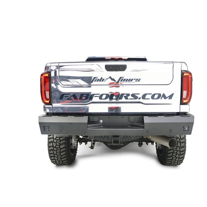Fab Fours Red Steel Rear Bumper l CH20-RT4950-1