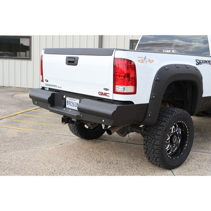 Fab Fours Elite Rear Bumper 2 Stage Black Powder Coated l CH99-U1250-1