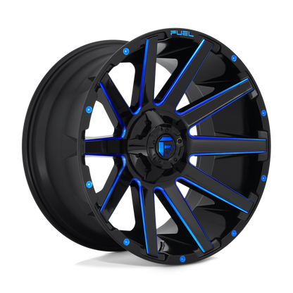 Fuel 1PC D644 CONTRA GLOSS BLACK BLUE TINTED CLEAR