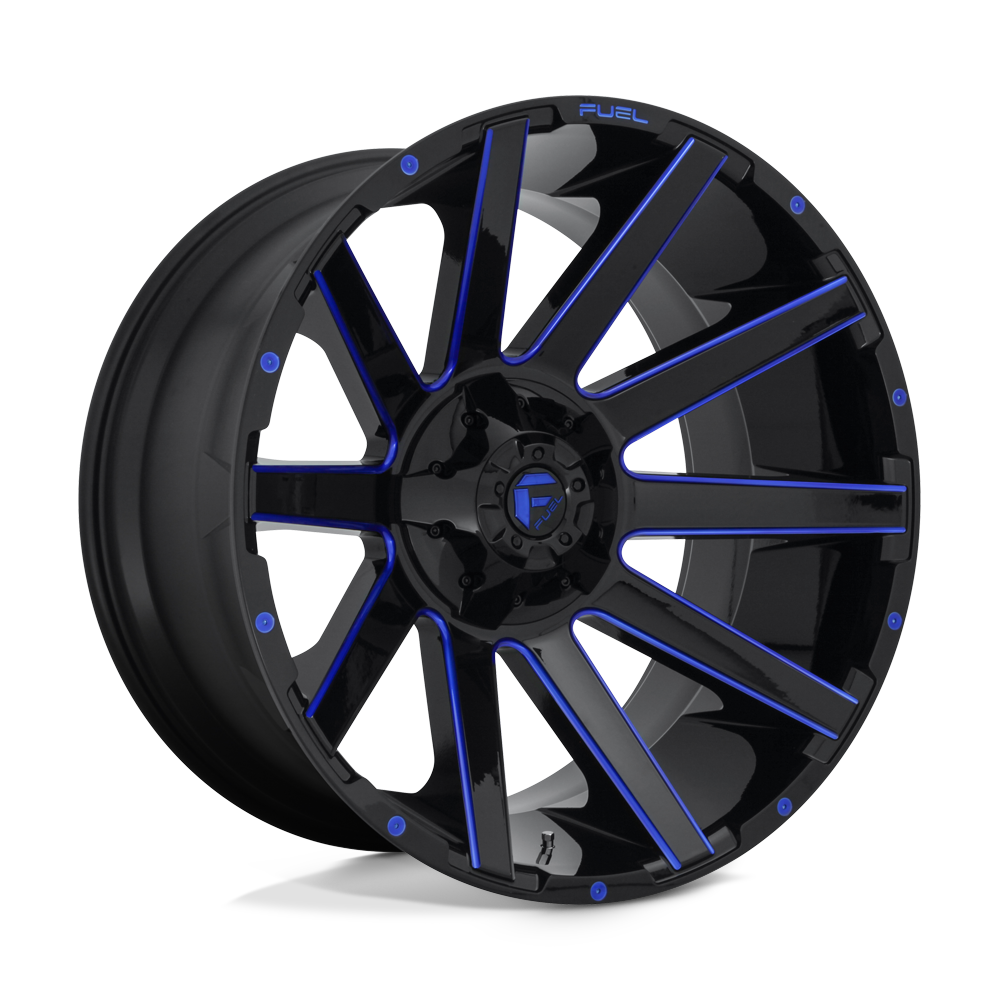 Fuel 1PC D644 CONTRA GLOSS BLACK BLUE TINTED CLEAR