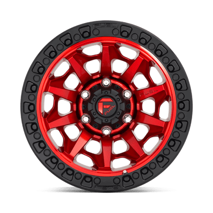 Fuel 1PC D695 COVERT CANDY RED BLACK BEAD RING