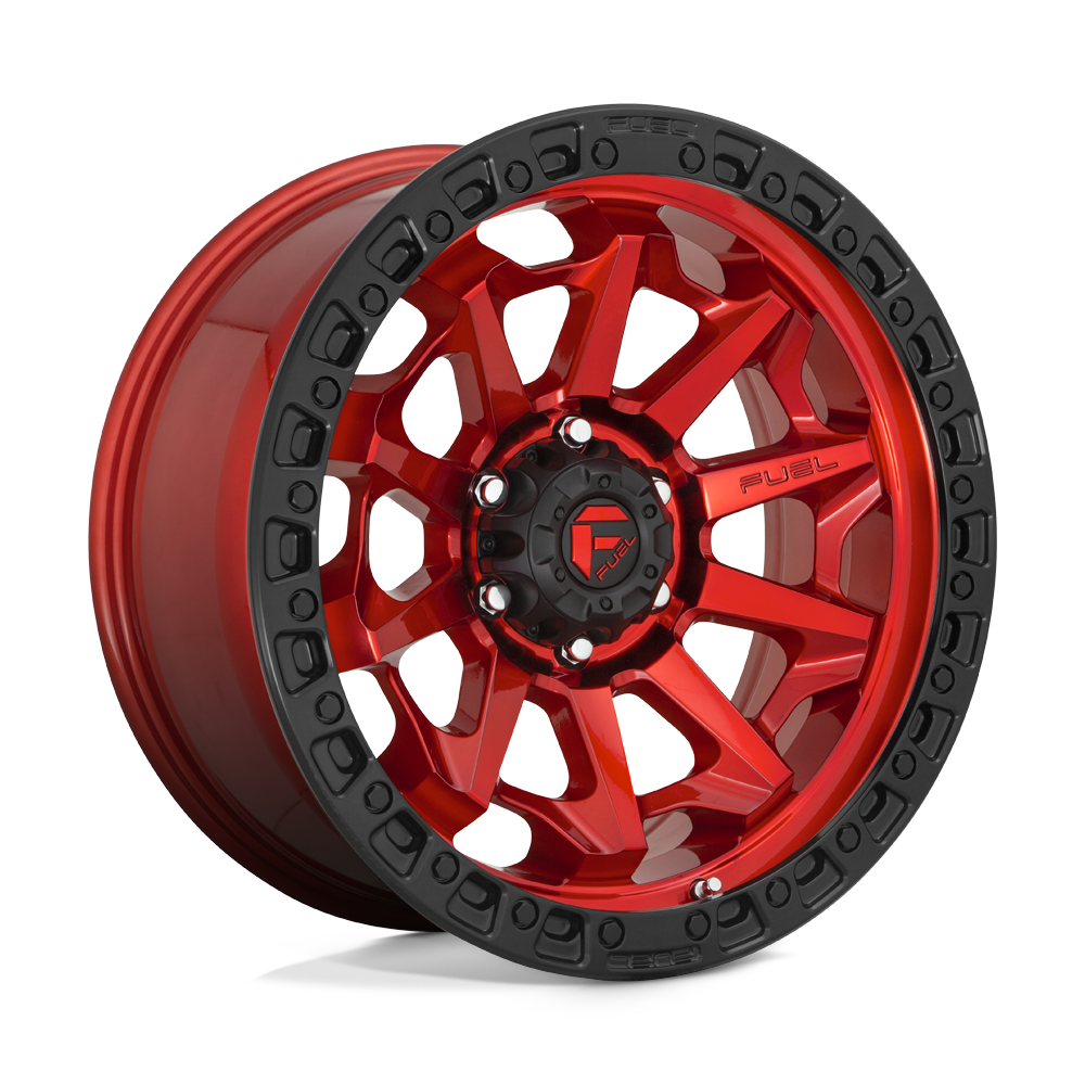 Fuel 1PC D695 COVERT CANDY RED BLACK BEAD RING