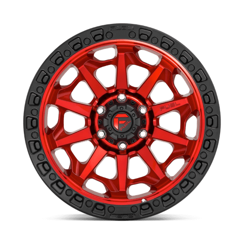 Fuel 1PC D695 COVERT CANDY RED BLACK BEAD RING