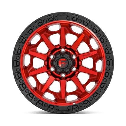 Fuel 1PC D695 COVERT CANDY RED BLACK BEAD RING