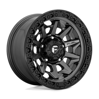 Fuel 1PC D716 COVERT MATTE GUN METAL BLACK BEAD RING