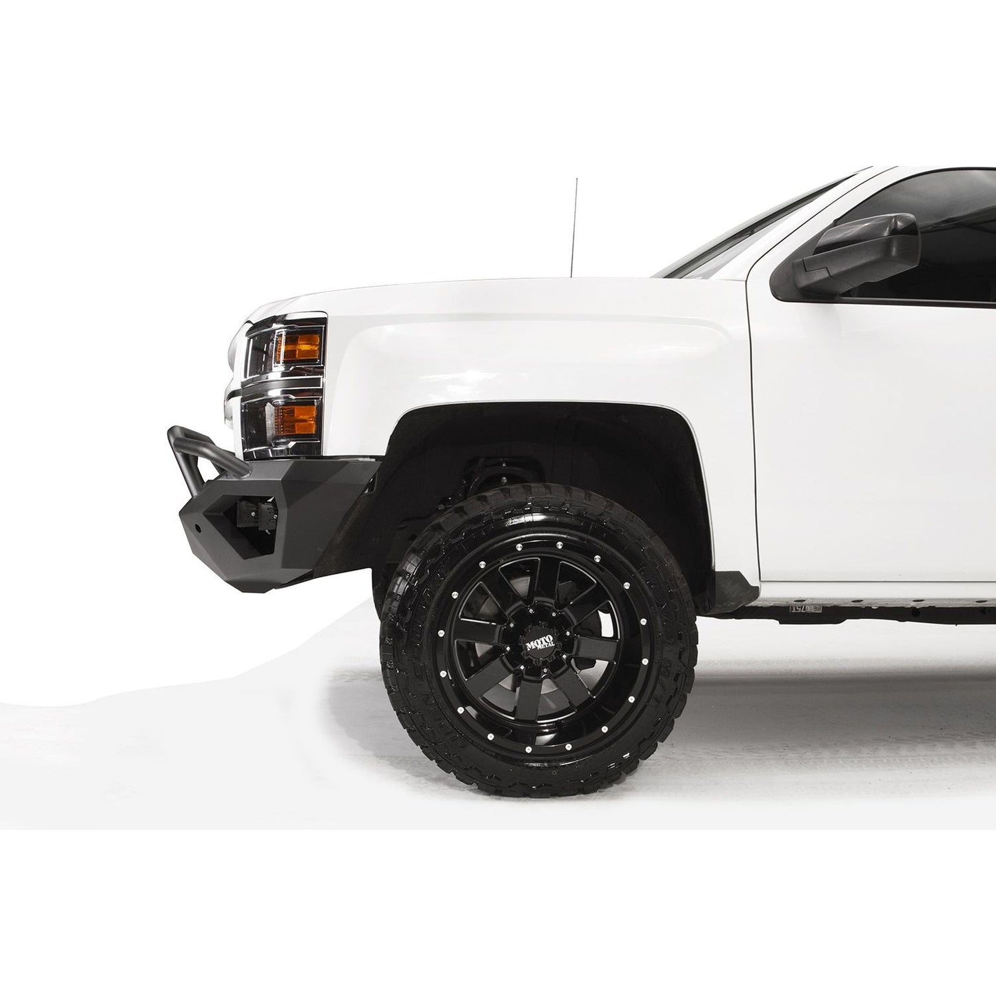 Fab Fours Vengeance Front Bumper 2 Stage Black Powder Coated No Guard l CS14-D3051-1