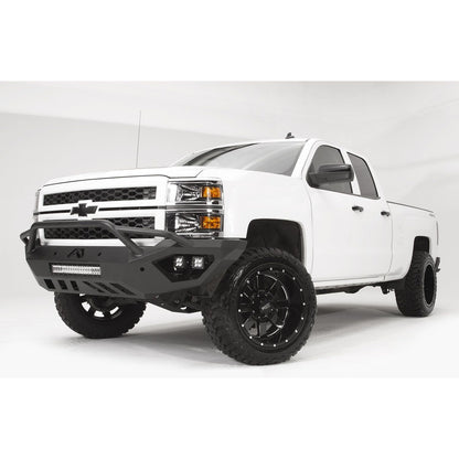 Fab Fours Vengeance Front Bumper 2 Stage Black Powder Coated No Guard l CS14-D3051-1