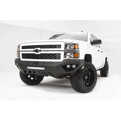 Fab Fours Vengeance Front Bumper 2 Stage Black Powder Coated No Guard l CS14-D3051-1