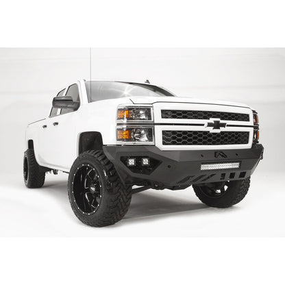 Fab Fours Vengeance Front Bumper 2 Stage Black Powder Coated No Guard l CS14-D3051-1
