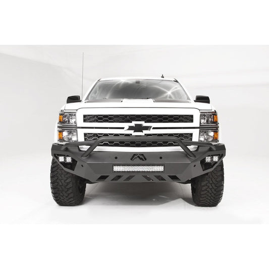 Fab Fours Vengeance Front Bumper 2 Stage Black Powder Coated Pre-Runner l CS14-D3052-1