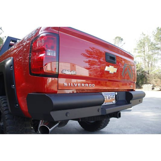 Fab Fours Elite Rear Bumper 2 Stage Black Powder Coated l CS14-U3150-1