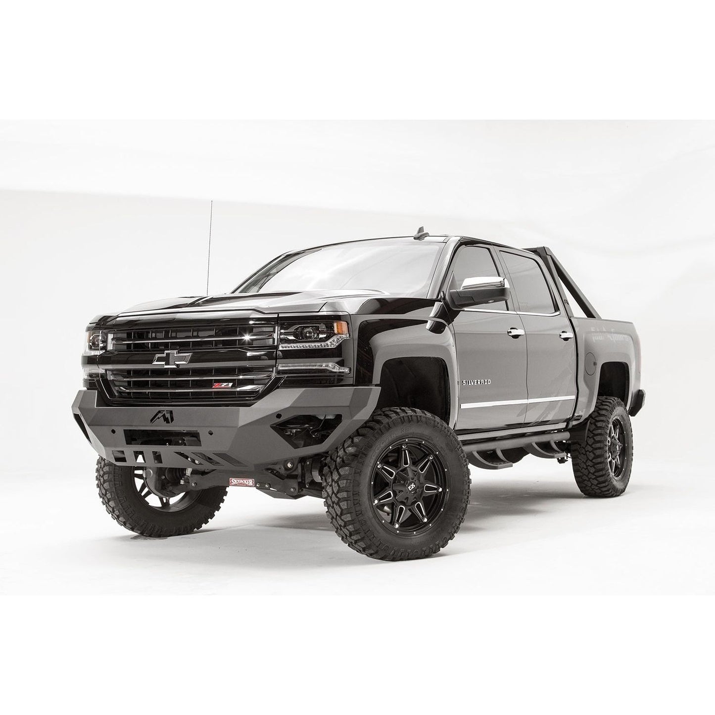 Fab Fours Vengeance Front Bumper 2 Stage Black Powder Coated No Guard l CS16-D3851-1